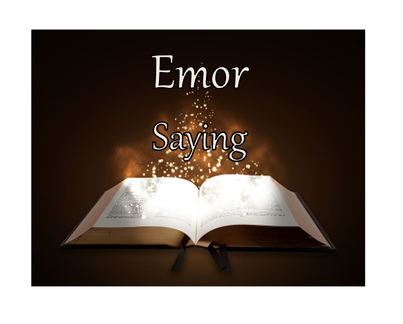 Emor - Saying (The LORD Is Speaking to Us!)